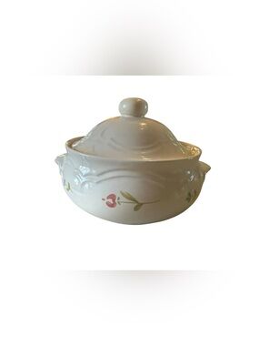 Ceramic Floral Covered Casserole Dish